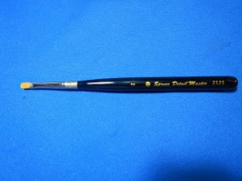 スプルースブランド、微細ペイントブラシ　ディテールマスターシリーズ　平筆　２号　高級ナイロン２１２１　プラモデル　フィギア筆。