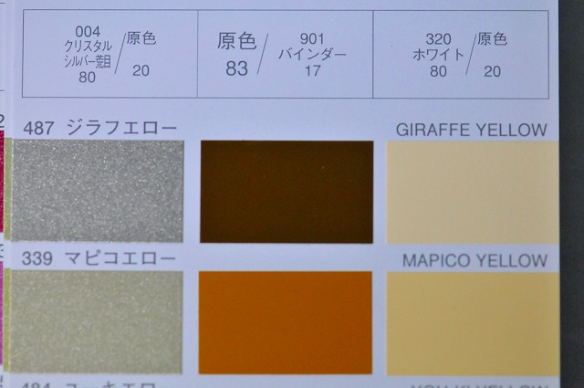 日本ペイント １液ベースコート型特殊アクリル樹脂塗料、アドミラの 