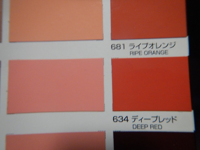 関西ペイント社製 ウレタン塗料 ＰＧ８０Ⅲ ６８１ライプオレンジ ０